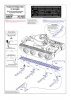 Aber 35A055 Błotniki do czołgów typu Panzer 38 (Praga) (1:35)